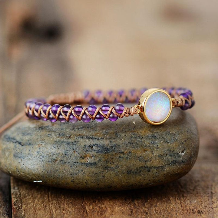 Skanto | Ametyst Helbredende Armbånd - Serenya