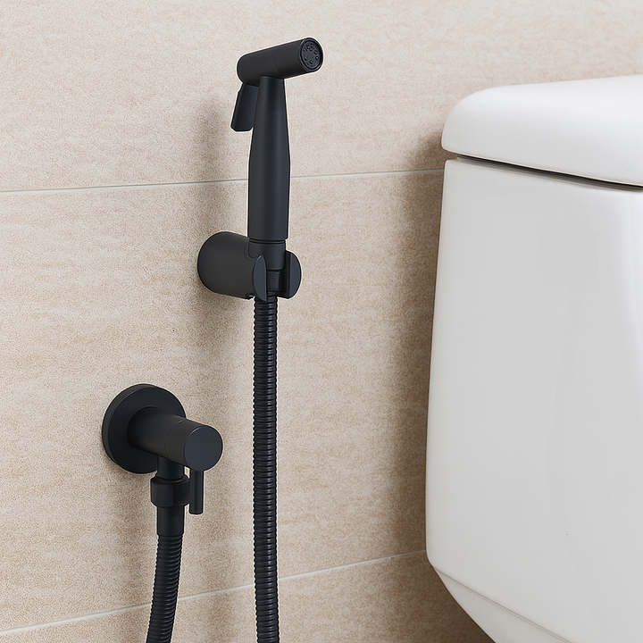 AquaNova Bidet-Brause fra Edelstahl – Hygienisk WC-Duschbrause med Wandhalterung