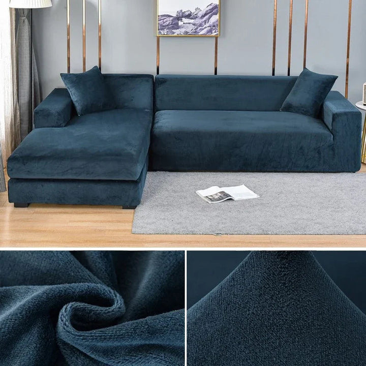 Skanto | Luksus Stretch-velvet Sofatrekk – Stilfull Beskyttelse for Enhver Sofa