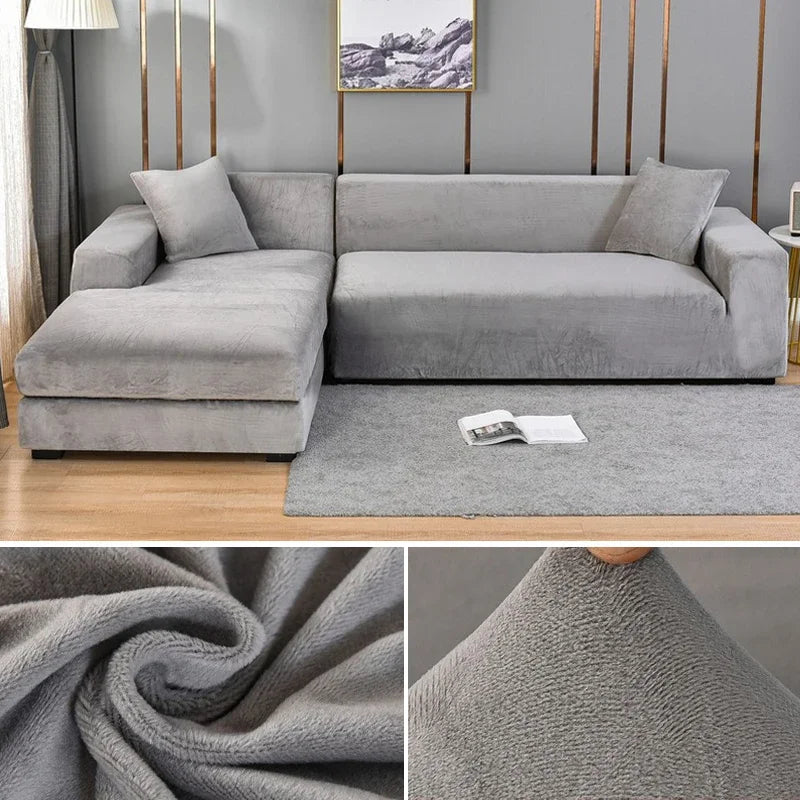 Skanto | Luksus Stretch-velvet Sofatrekk – Stilfull Beskyttelse for Enhver Sofa