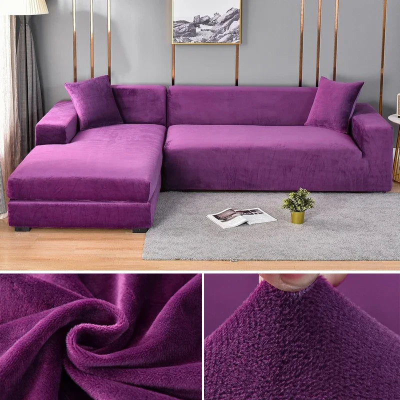 Skanto | Luksus Stretch-velvet Sofatrekk – Stilfull Beskyttelse for Enhver Sofa