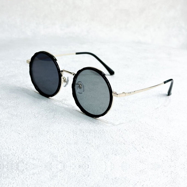 VisionRound polariserte solbriller – Unisex retro design med justerbart lysfilter | Skanto