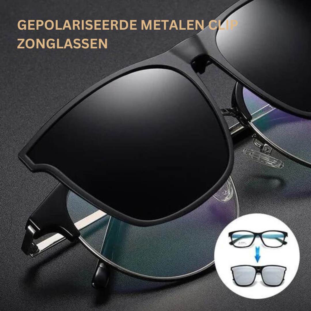 Clip-On Solbriller med Polariserte Linser og UV400 Beskyttelse | Skanto