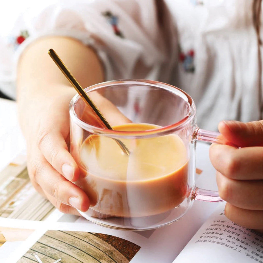 Skanto | DoublyMug | Farget glasskrus for varme drikker
