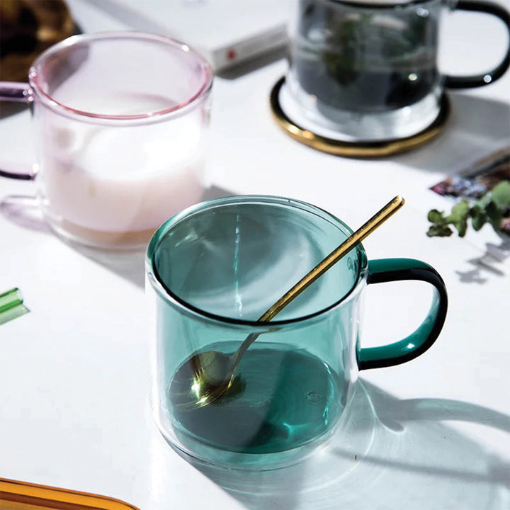 Skanto | DoublyMug | Farget glasskrus for varme drikker