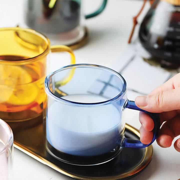 Skanto | DoublyMug | Farget glasskrus for varme drikker