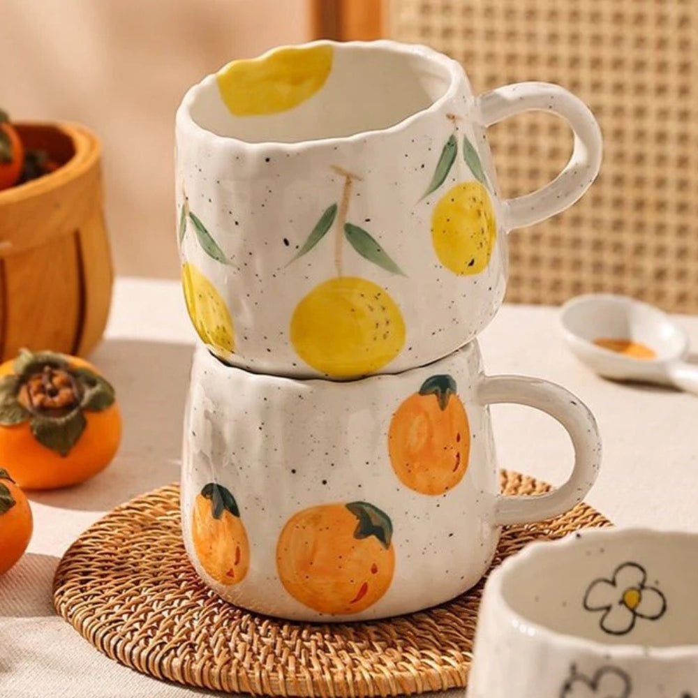 Skanto | Sunny Fruit Keramisk Kaffe Krus Samling
