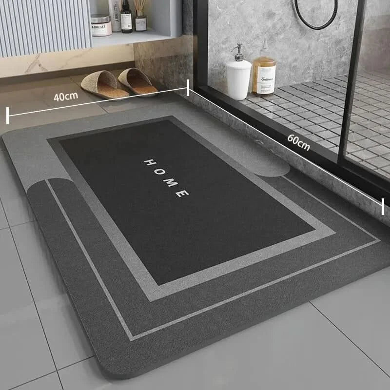 Skanto | Super absorberende bade matte 40×60 cm, glidfri & komfortabel