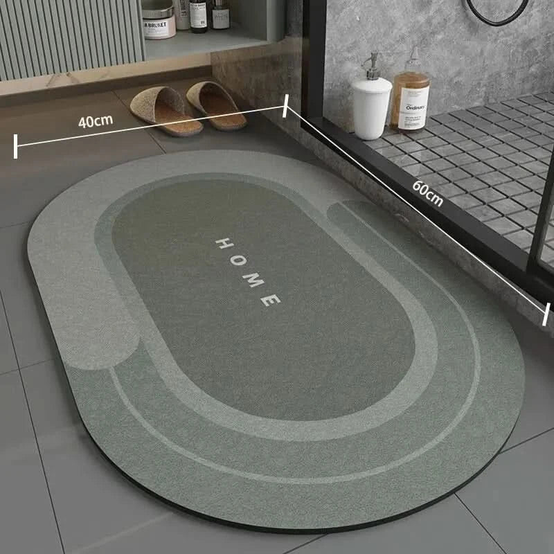 Skanto | Super absorberende bade matte 40×60 cm, glidfri & komfortabel