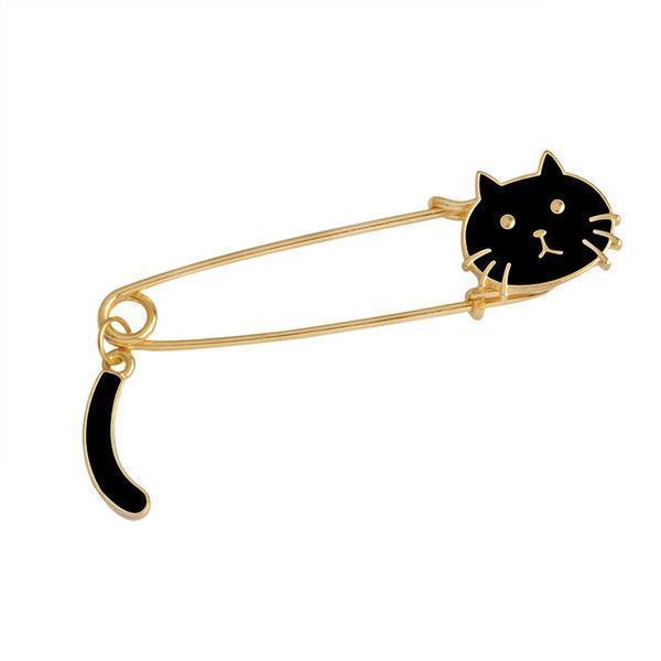 Swishing Tail Cat Pins | Skanto