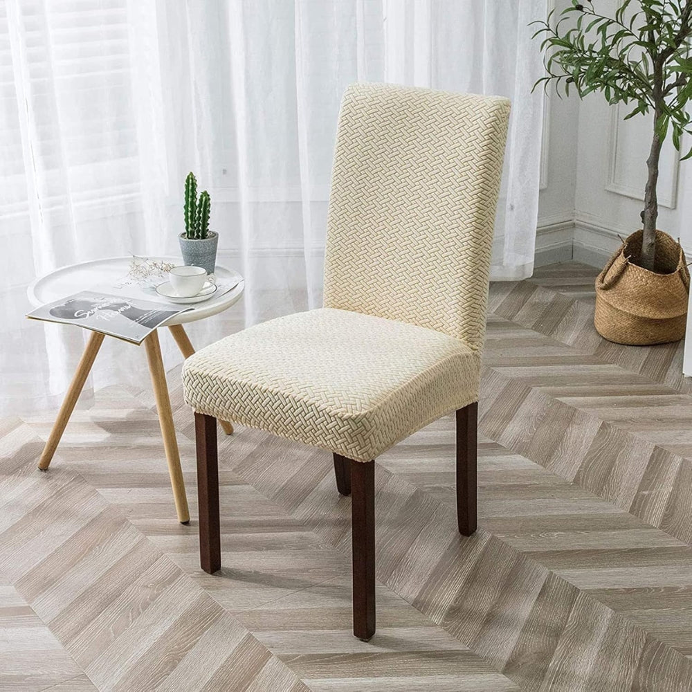 Skanto | Sylva Jacquard Fløyel Stretch Spisestoltrekk