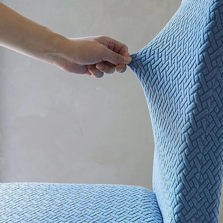 Skanto | Sylva Jacquard Fløyel Stretch Spisestoltrekk