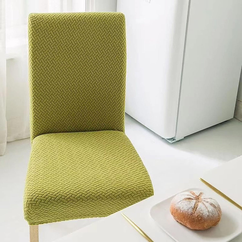Skanto | Sylva Jacquard Fløyel Stretch Spisestoltrekk
