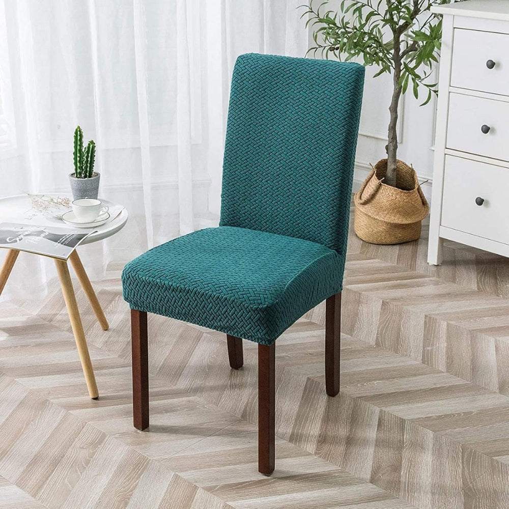 Skanto | Sylva Jacquard Fløyel Stretch Spisestoltrekk