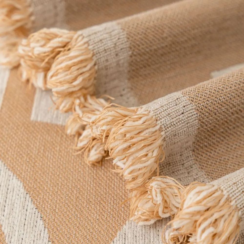 Skanto | Symmetrisk Halvbue Chenille Sofa Deksel