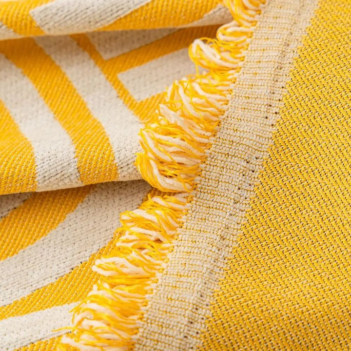 Skanto | Symmetrisk Halvbue Chenille Sofa Deksel