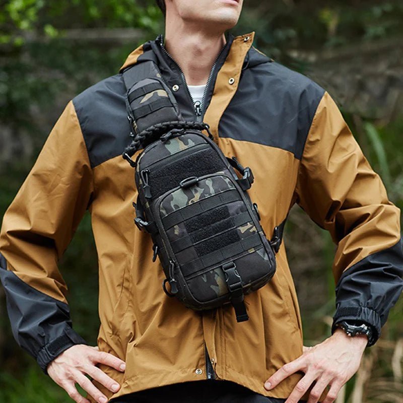 MOLLE-Schulterrucksack zum Wandern und Campen