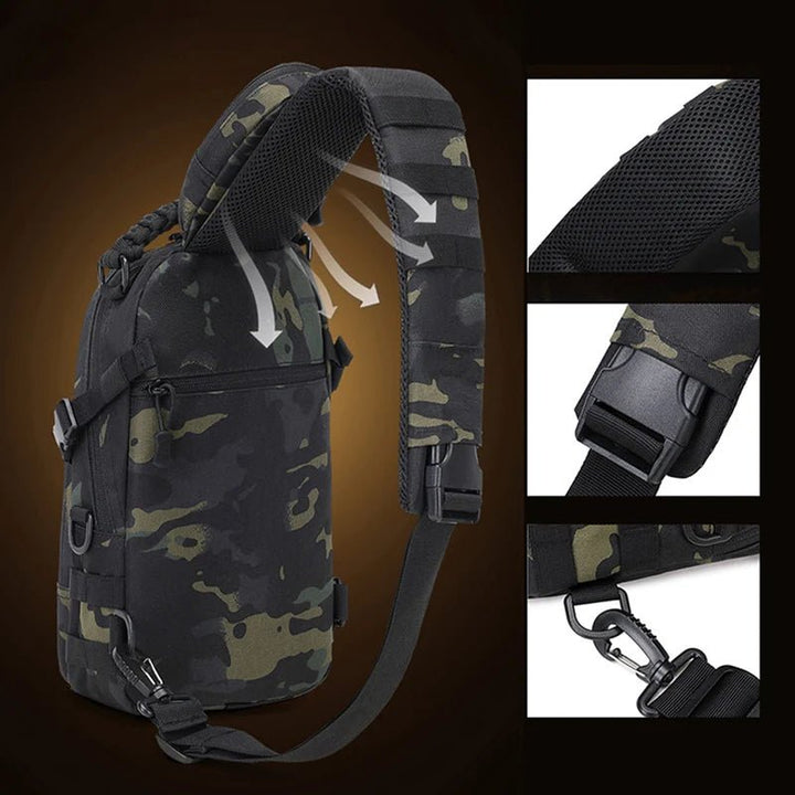 MOLLE-Schulterrucksack zum Wandern und Campen
