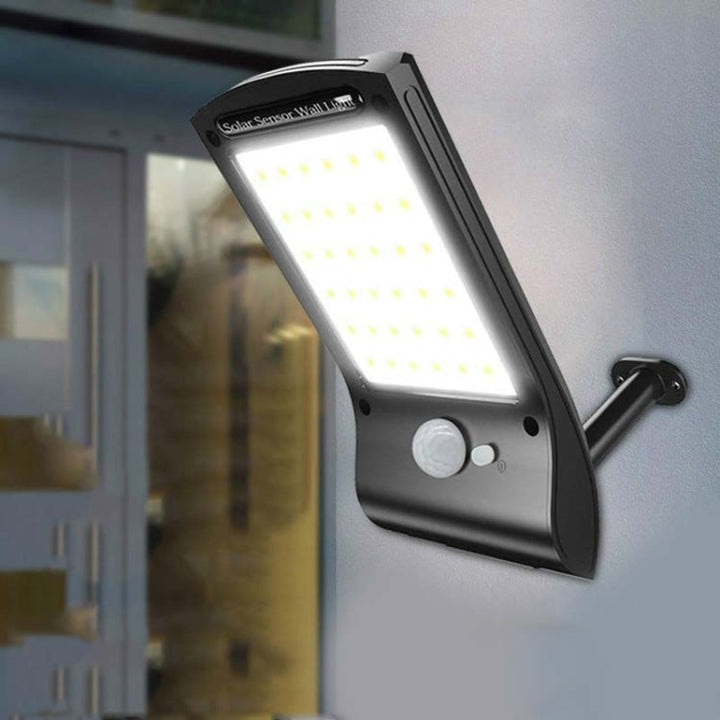 Skanto | Sollys utendørs 36 LED super lys solcellelampe 280LM bevegelsessensor sikkerhetslys trådløse vanntette fleksible vegglys