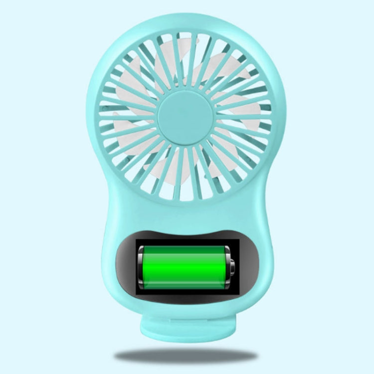Multifunksjonell Klokke Liten Vifte Kreativ Desktop Mini USB Vifte (Hvit) | Skanto