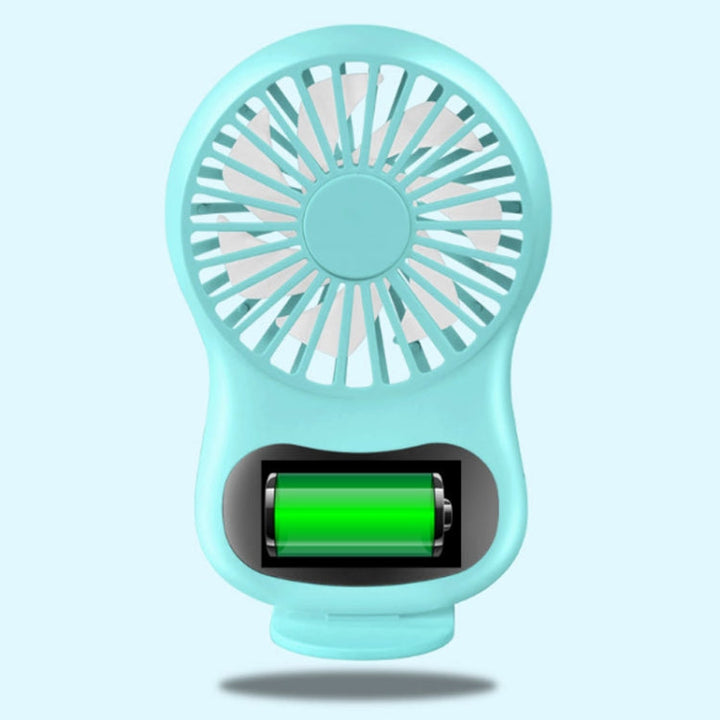 Multifunksjonell Klokke Liten Vifte Kreativ Desktop Mini USB Vifte (Hvit) | Skanto