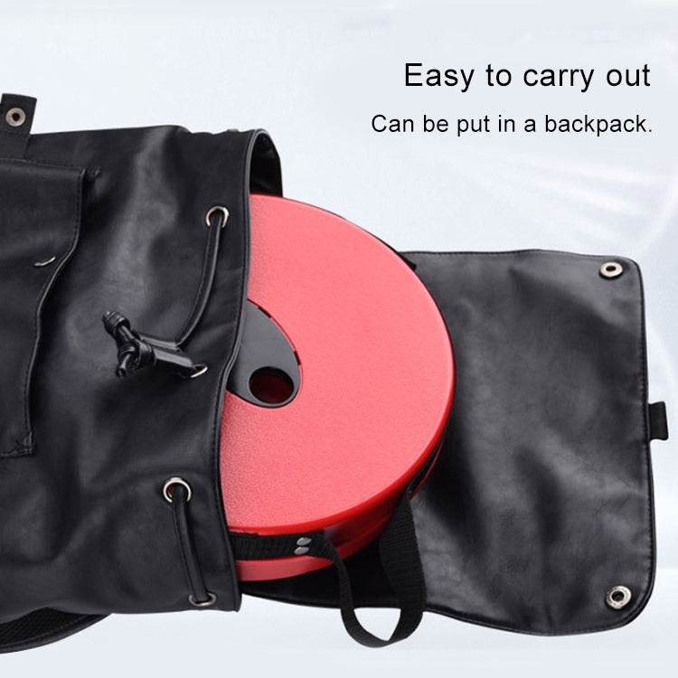 Norvo | Utendørs Bærbar Sammenleggbar Teleskopisk Plaststol Camping Fiske Hage Stol (Gul)