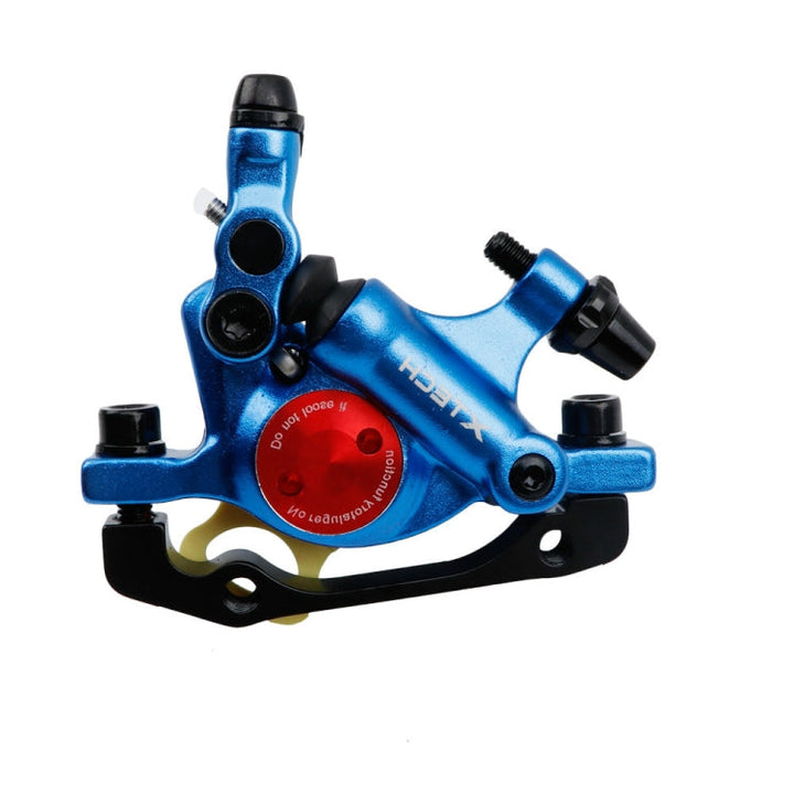 Skanto | ZOOM HB100 Terrengsykkel Hydraulisk Brems Caliper Sykle Kabel Aktuert Hydraulisk Skivebremse Caliper, Stil: Foran (Blå)