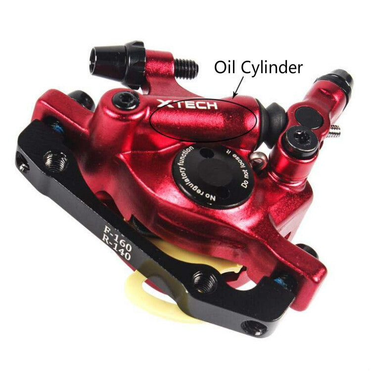 Skanto | ZOOM HB100 Terrengsykkel Hydraulisk Brems Caliper Sammenleggbar Sykkel Kabeltrekk Hydraulisk Skivebremse Caliper, Stil: Bak(Blå)