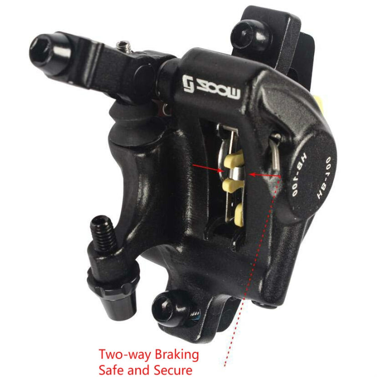 Skanto | ZOOM HB100 Terrengsykkel Hydraulisk Brems Caliper Sammenleggbar Sykkel Kabeltrekk Hydraulisk Skivebremse Caliper, Stil: Bak(Blå)