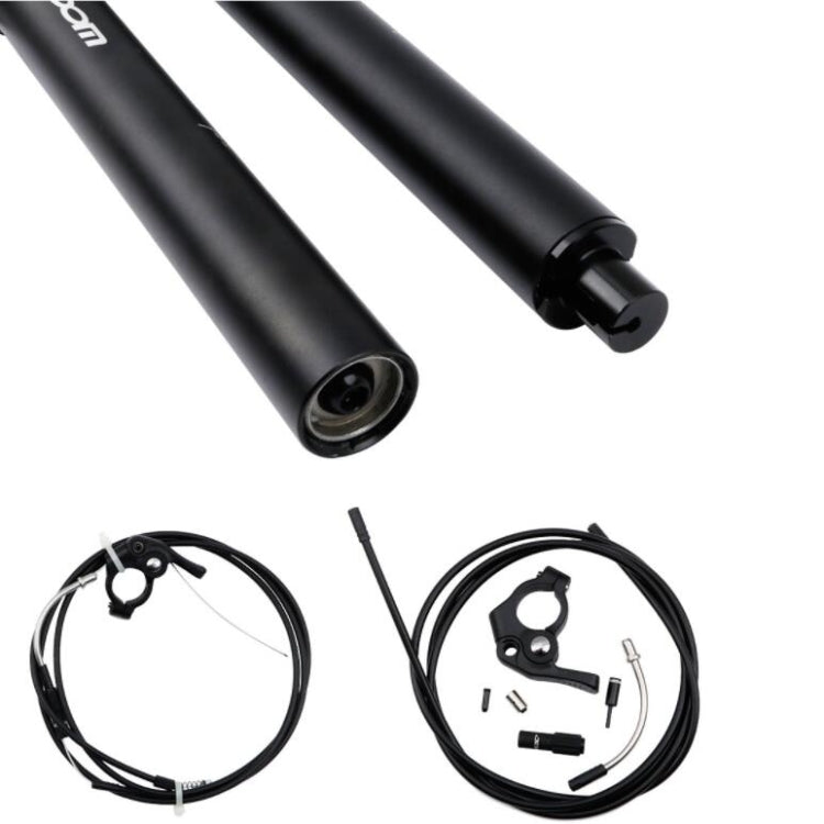 Skanto | ZOOM Sykkel Kabel Kontrollert Hydraulisk Fjæring Setepinne Terrengsykkel Setepost, Størrelse: 30.9mm, Spesifikasjon: 400mm Intern Kabling