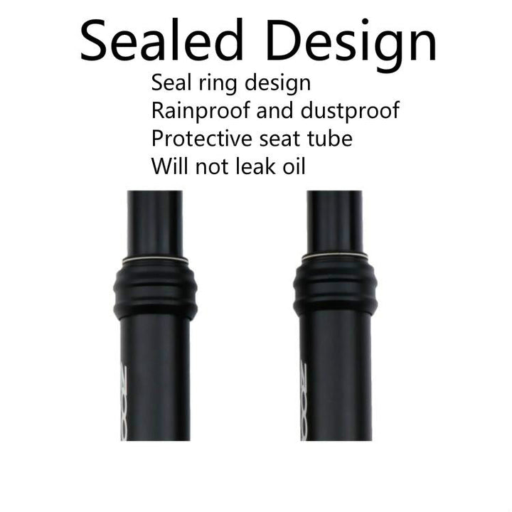 Skanto | ZOOM Sykkel Kabel Kontrollert Hydraulisk Fjæring Setepinne Terrengsykkel Setepost, Størrelse: 30.9mm, Spesifikasjon: 400mm Intern Kabling
