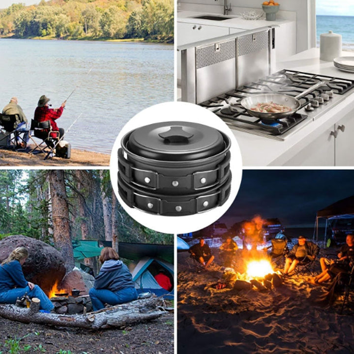 Skanto | Campingretter Utendørs grytesett (Grønn)
