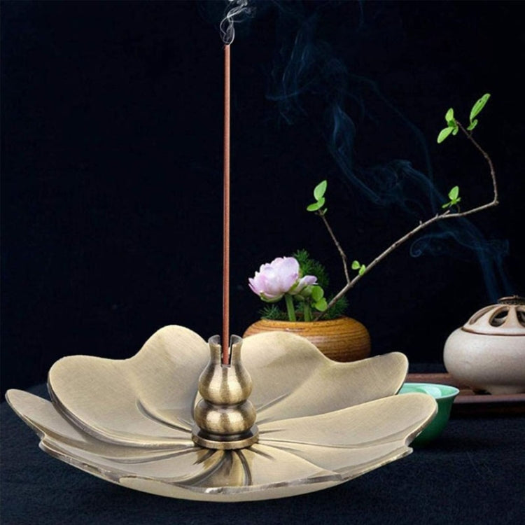 Husholdning Soverom Legering sandeltre Ovn Kreativ Antikk Linje Røkelsebrenner Røkelseholder, Stil:Gourd(Bronse)