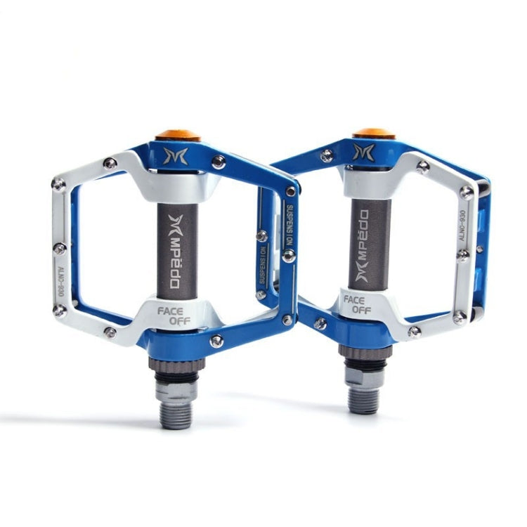 Skanto | MPEDA Terrengsykkel Plattform Pedal Ultra-Lett Aluminiumlegering Non-Slip Plattform Pedal, Størrelse: 930(Hvit Blå)