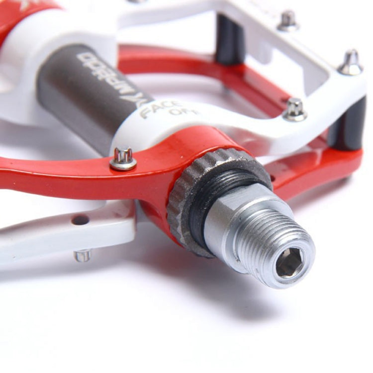 Skanto | MPEDA Terrengsykkel Plattform Pedal Ultra-Lett Aluminiumlegering Non-Slip Plattform Pedal, Størrelse: 930(Hvit Blå)
