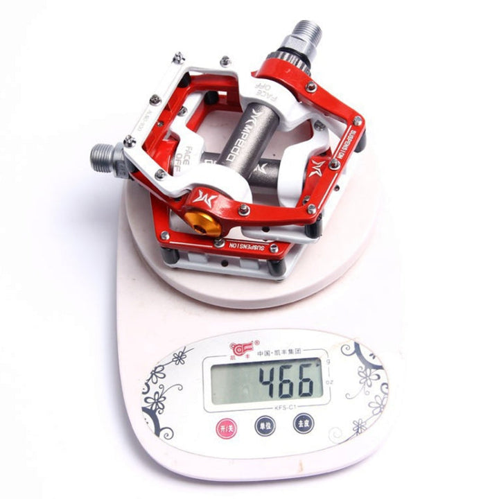 Skanto | MPEDA Terrengsykkel Plattform Pedal Ultra-Lett Aluminiumlegering Non-Slip Plattform Pedal, Størrelse: 930(Hvit Blå)