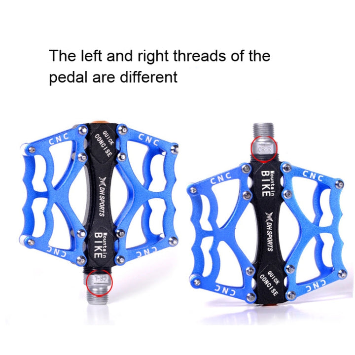 Skanto | Sykkelpedal Terrengsykkel Aluminium Alloy Palin Pedal Non-Slip Bearing Pedal (901-2 Rød)