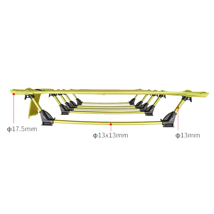 Norvo | CLS Utendørs Lett Sammenleggbar Seng Camping Enkel Fritidsseng (Grå)