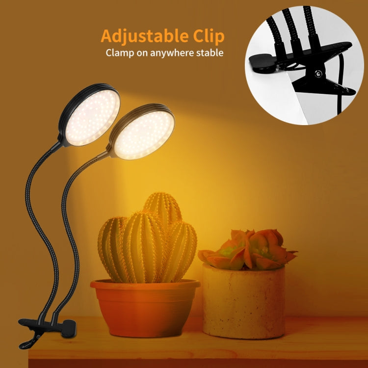Skanto | LED Plantevekstlamper USB Fjernkontroll Klemme Vanntett Fullspektrum Naturlig Hvit Spireplante Lys, Effekt: 60W Fire Hoder