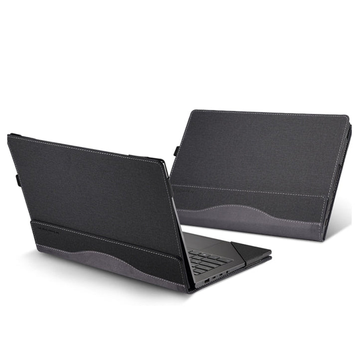 Skanto | For Samsung Galaxy Book 3 Pro 360 16 Tommer Lær Laptop Anti-Fall Beskyttende Etui (Svart)