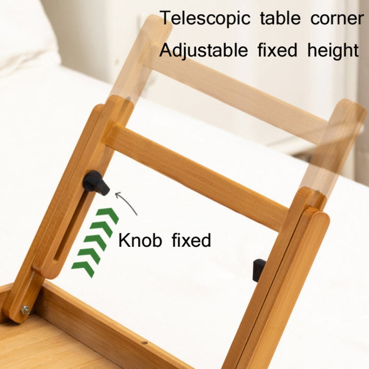 Skanto | 741ZDDNZ Seng Bruk Fldbar Høydejusterbart Laptop Bord Dorm Skrivebord, Spesifikasjon: Medium 64cm