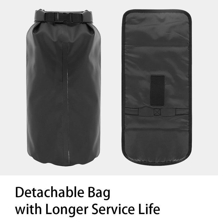 Norvo | SAHOO 11L Forstørret Sykkel Frontveske Terrengsykkel Klemme Mesh vanntett og slitesterk Styreveske (Svart)