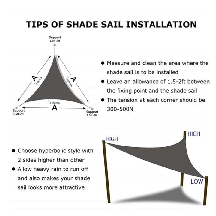 Skanto | Trefjær Utemodul Solseil vanntett Anti-UV Markise, Størrelse: 4m x 4m x 5.7m (Rød)