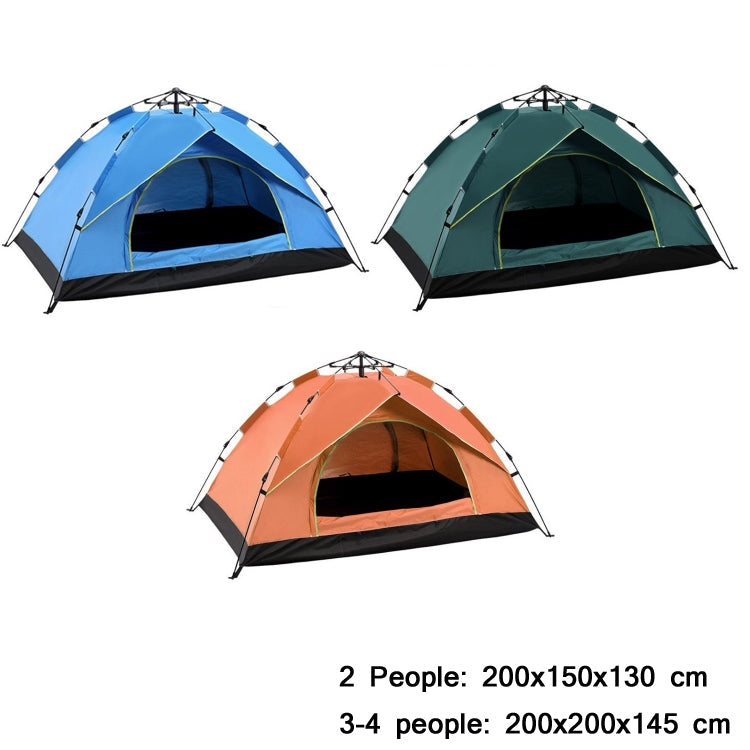 Skanto | TC-014 Utendørs Strand Reise Camping Automatisk Vår Multi-Person Telt For 2 Personer (Oransje)