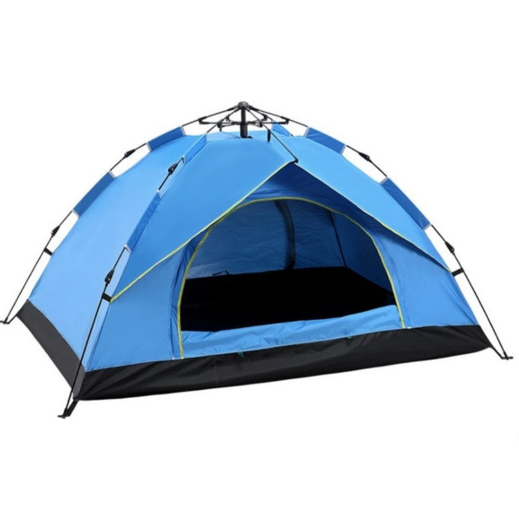 Skanto | TC-014 Utendørs Strand Reise Camping Automatisk Vår Multi-Person Telt for 3-4 Personer (Blå)