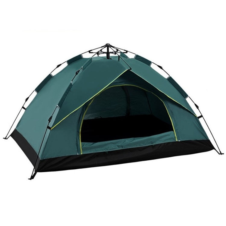 Skanto | TC-014 Utendørs Strand Reise Camping Automatisk Vår Multi-Person Telt For 3-4 Personer (Grønn)