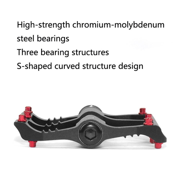 Skanto | 1 par PROMEND terrengsykkel racing sykkel aluminium pedaler (PD-R87 svart)