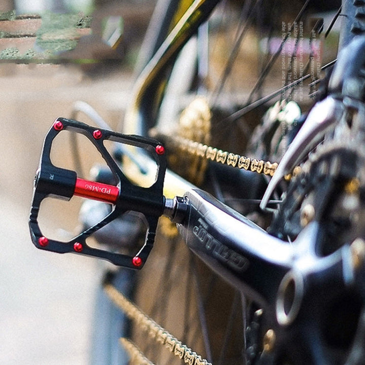 Skanto | 1 par PROMEND terrengsykkel racing sykkel aluminium pedaler (PD-R87 svart)