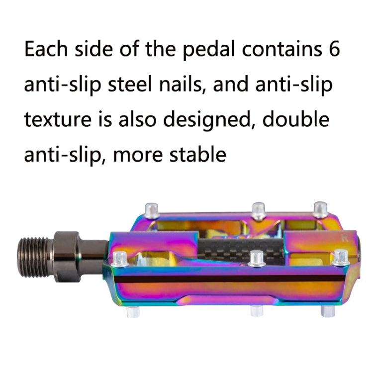 Skanto | 1 Sett PROMEND Tre Peilin Lagre Aluminiumlegering CNC Sykkel Fargerike Pedaler PD-M86CY
