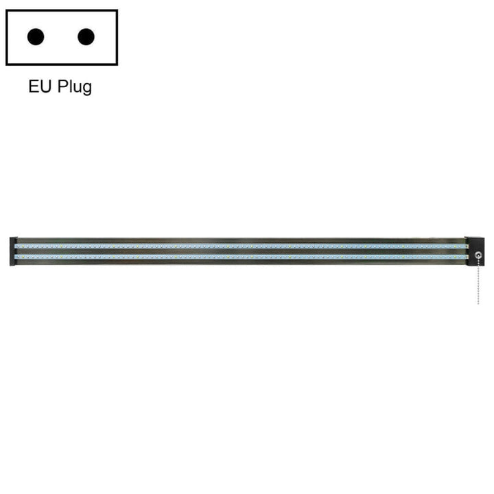 Skanto | LED vekstlampe full spekterplante lys rør, Stil: Liten dobbel rad 100 cm (EU-plugg)